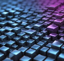 Obraz premium background, technology, business, cube, 3d, key, internet, laptop, block, box, digital, square, button, design, office