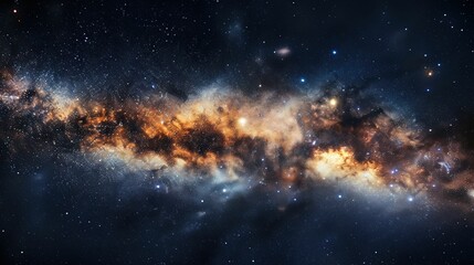 Fototapeta premium The high detailed milky way UHD wallpaper