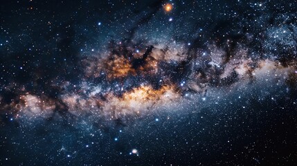 The high detailed milky way UHD wallpaper