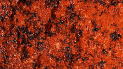 Grilled Meat Texture Background - Closeup of a Juicy Burger Patty