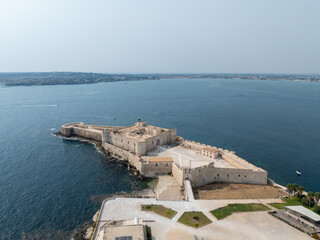 Obraz premium Maniace Fortress in Ortigia, Syracuse, Sicily, Italy