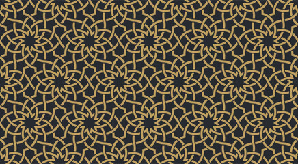 Seamless geometric pattern in authentic arabian style.
