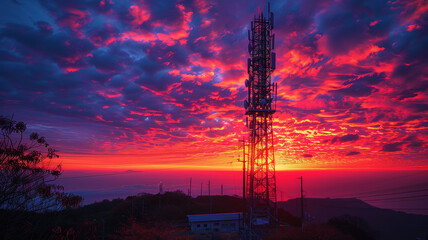 High voltage post, High voltage tower
