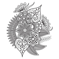 Traditional and Cultural Beautiful pattern design, tattoo design, mandala patterns, Arabic patterns, Rangoli, Alpona, Kolam, Paisley line art.