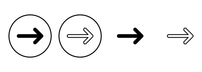 Arrow icon set. Arrow symbol. Arrow sign for your web design.