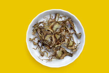 Dried artichoke plant for tea