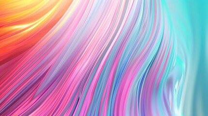 Abstract Background with Dynamic Curved Lines