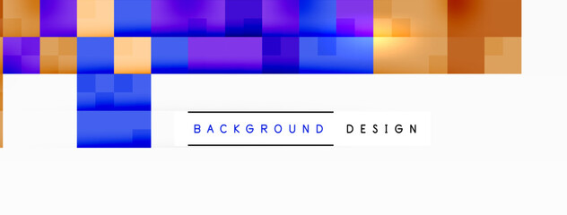 Dynamic colorful squares background. Vector Illustration For Wallpaper, Banner, Background, Card, Book Illustration, landing page