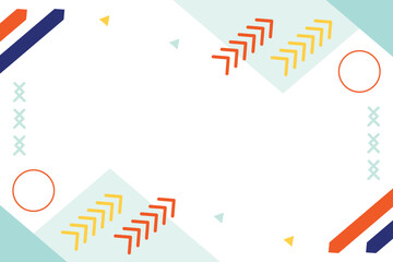 Abstract geometric shape vector element background template