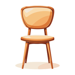 chair illustration isolated on white background