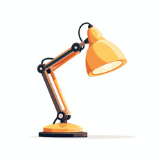 lamp illustration isolated on white background