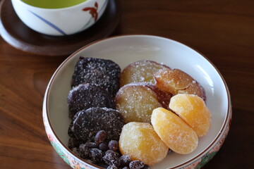 Japanese sweets, sweetened adzuki beans