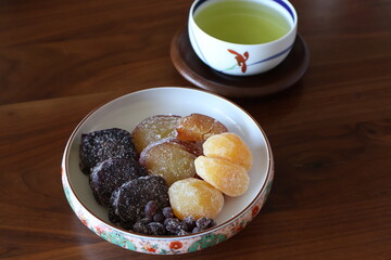 Japanese sweets, sweetened adzuki beans