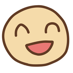 手描き笑顔マーク