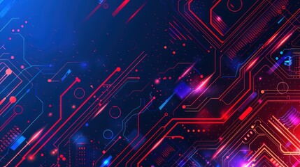 Obraz premium Abstract background, technology circuit board. electronic motherboard. Communication concept