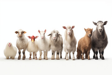 Naklejka premium group of sheep