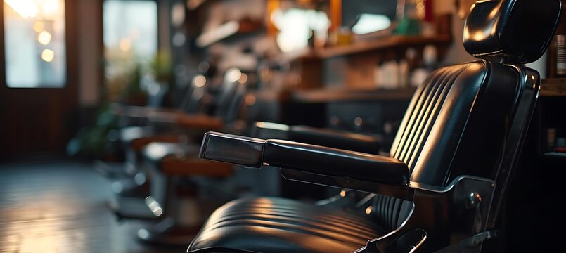 An Ultrawide Banner Features a Baber Chair