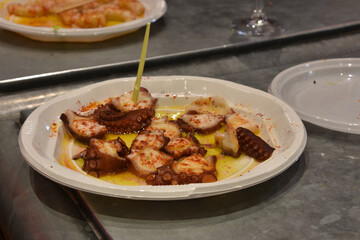 food, salamines, statues, constructions, paintings, church decorations, candles from different places in Europe