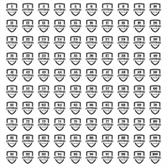 collection of anniversary and celebrating vector designs, anniversary emblem logo designs