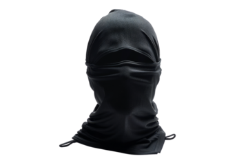Black Balaclava with Eyeholes