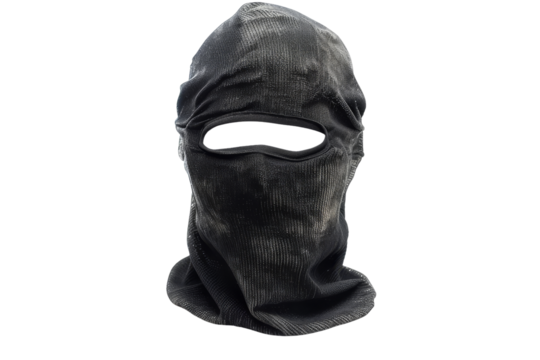 Black Balaclava with Eyeholes