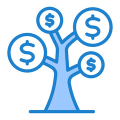 Dollar Cost Averaging Icon