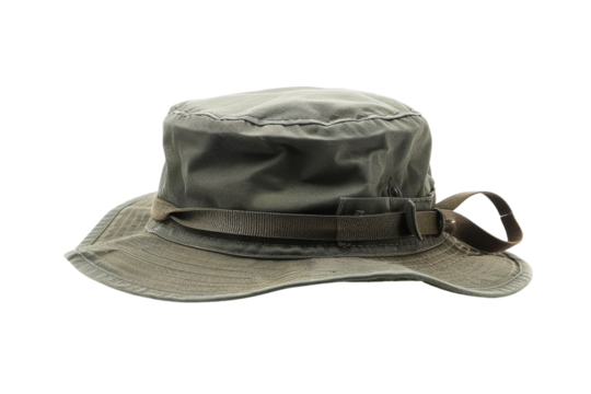 Green Canvas Bucket Hat