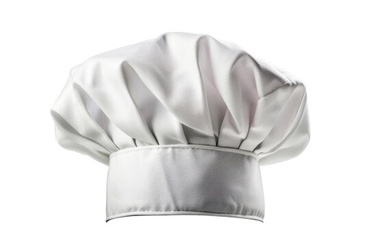 White Chef Hat isolated on white background