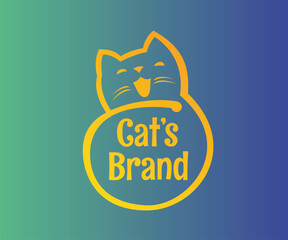 Cat logo icon design template elements. Usable for Branding and Business Logos.
