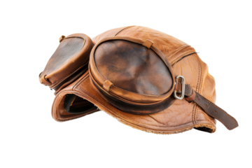 Vintage Leather Aviator Goggles