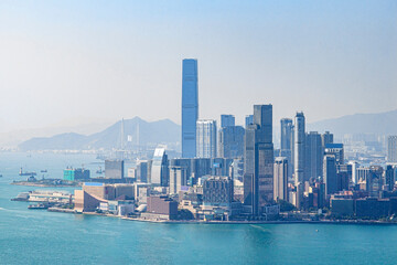 Hong Kong city skyline