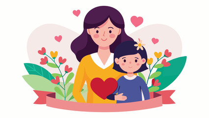 Obraz premium mother day vector artwork illustration