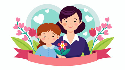 mother day vector artwork illustration