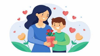 mother day vector artwork illustration