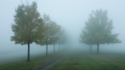 Foggy Trees