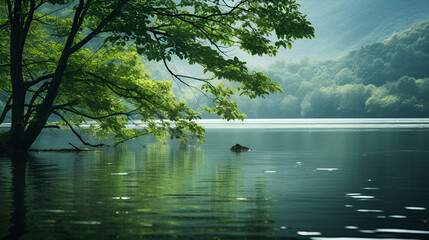 Obraz premium Beautiful nature scenery wallpaper view