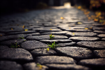 石, 岩, 丸石, 石畳, 道, 道路, 歩道, Stone, rock, round stone, cobblestone, path, road, sidewalk