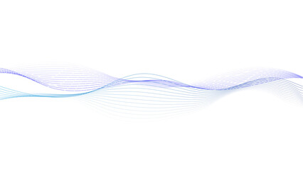 Modern abstract glowing wave background. purple green blue wavy tech lines abstract white background illustration