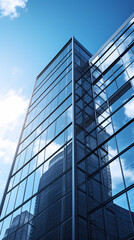 Obraz premium A modern office building