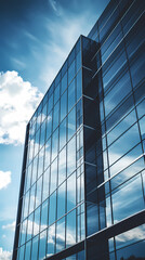 Obraz premium A modern office building