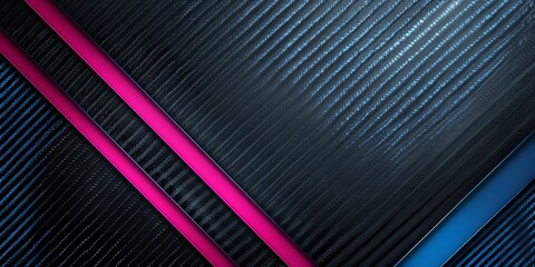 black carbon background with variations of blue and pink stripes, for modern backgrounds, banners, layouts,