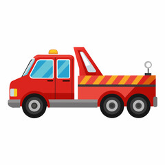 two truck vector illustration on white background