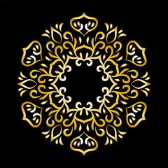 luxury ornamental mandala design background, Decorative ornamental Mandala in ethnic oriental style, Vintage decorative elements