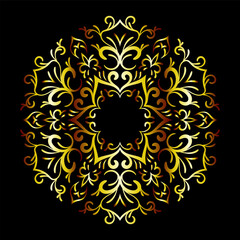 luxury ornamental mandala design background, Decorative ornamental Mandala in ethnic oriental style, Vintage decorative elements