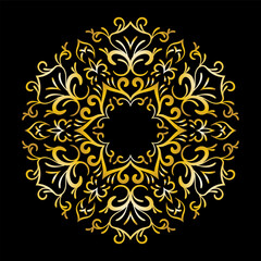luxury ornamental mandala design background, Decorative ornamental Mandala in ethnic oriental style, Vintage decorative elements