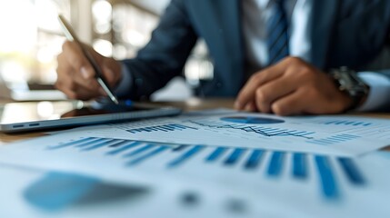 Detailed View of a Professional Risk Management Document Under Review