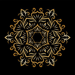 luxury ornamental mandala design background, Decorative ornamental Mandala in ethnic oriental style, Vintage decorative elements
