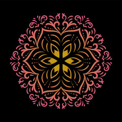 luxury ornamental mandala design background, Decorative ornamental Mandala in ethnic oriental style, Vintage decorative elements