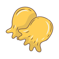 Baby Supplies Accessories on White Background. Vector Illustration in Cartoon Style.