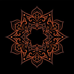 luxury ornamental mandala design background, Decorative ornamental Mandala in ethnic oriental style, Vintage decorative elements